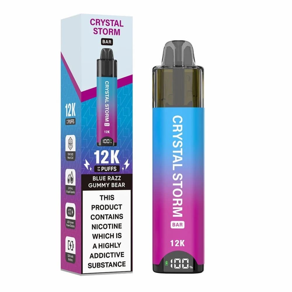 Crystal Strom Bar 12k Vape Kit Box of 5