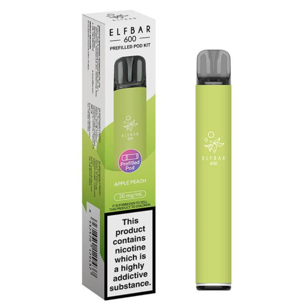 Elf Bar 600 Prefilled Pod Kit Box of 10